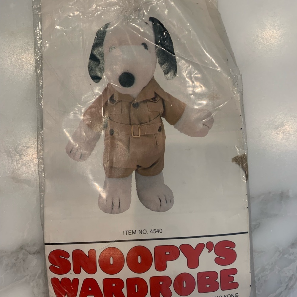 Vintage snoopy wardrobe trench coat